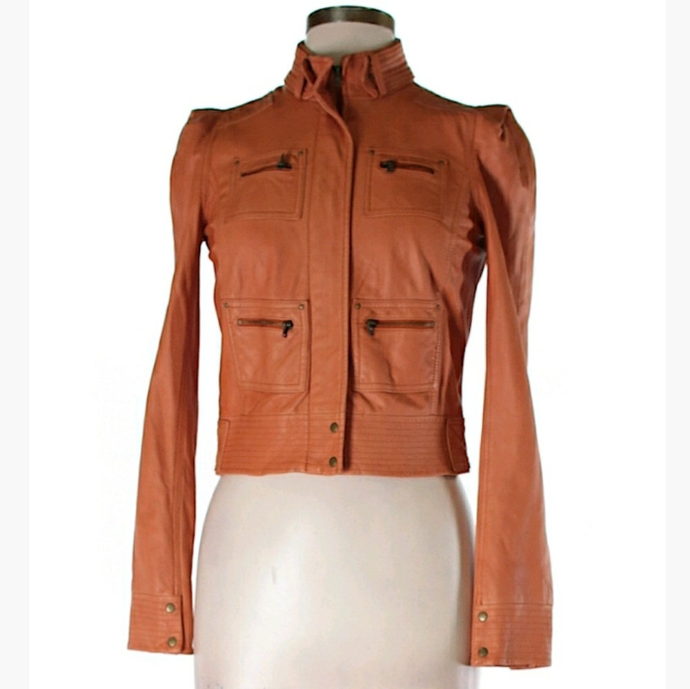 Diane Von Furstenberg: Leather Jacket
